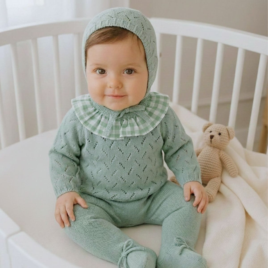 Conjunto Perlé Vichy