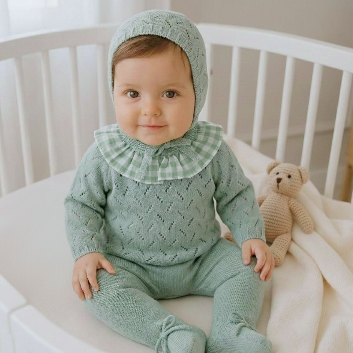 Conjunto Perlé Vichy