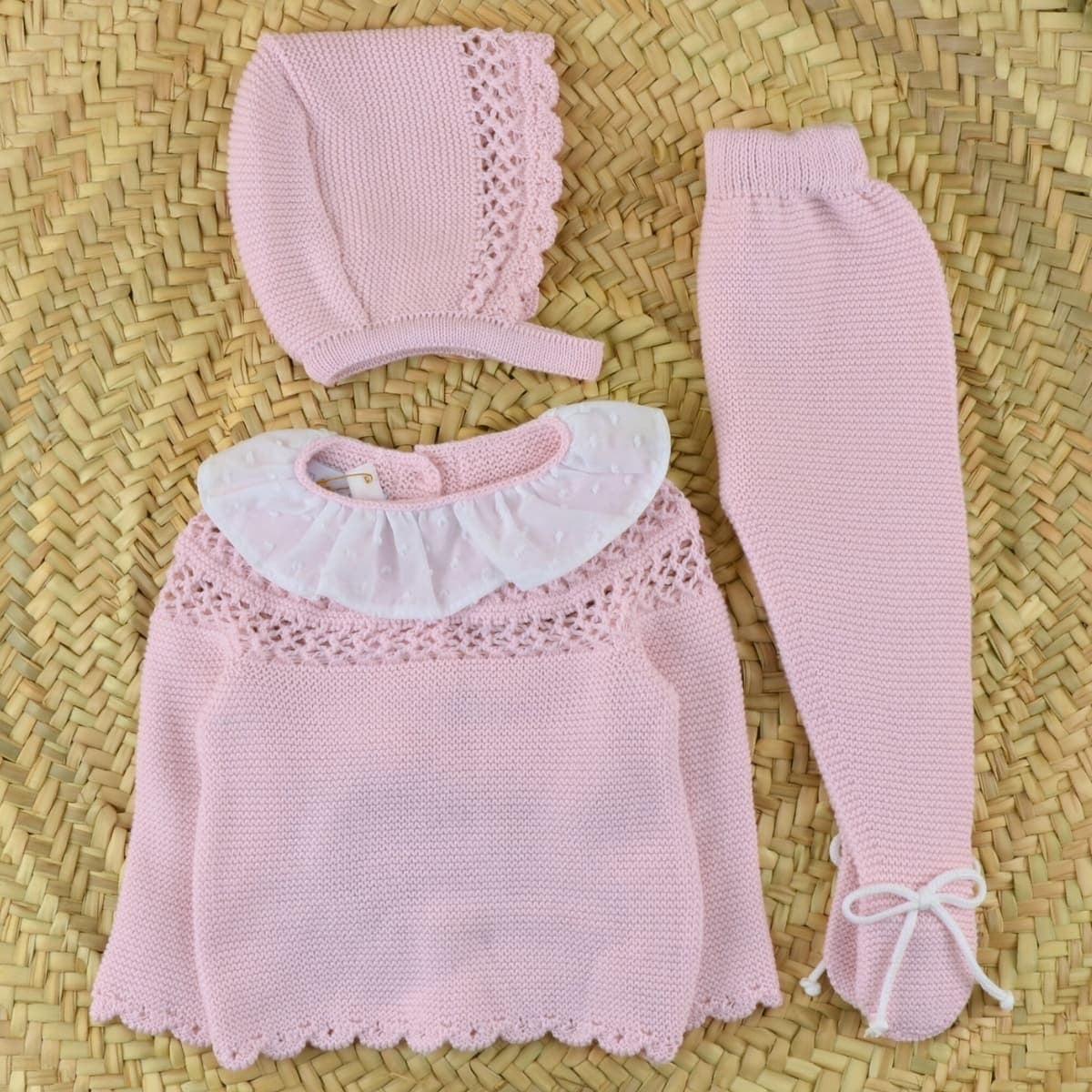 Conjunto Perlé Calados