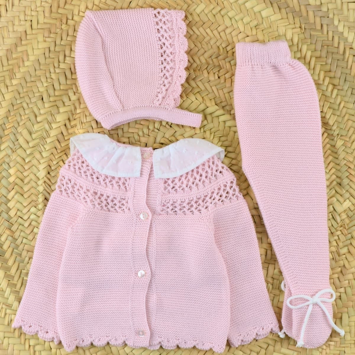 Conjunto Perlé Calados