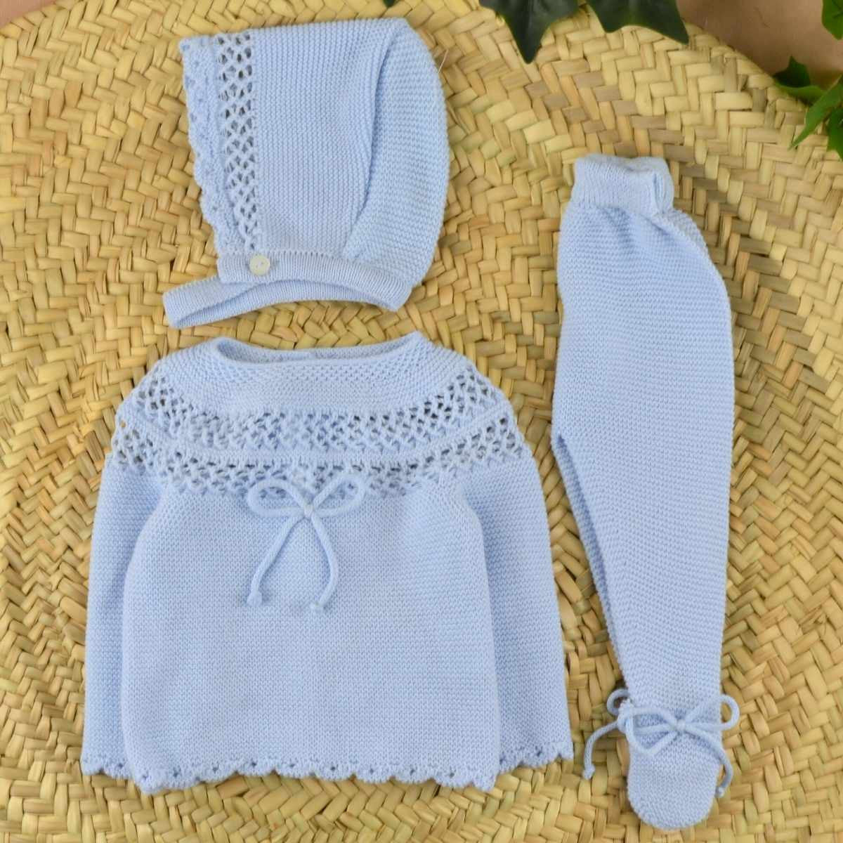 Conjunto Perlé Calados