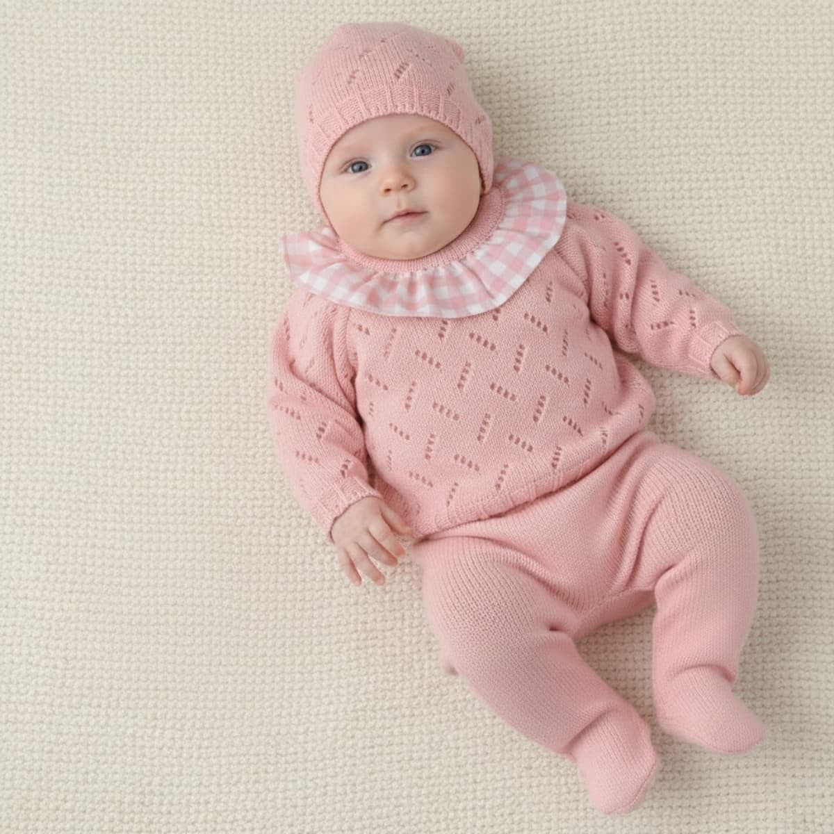 Conjunto Perlé Vichy