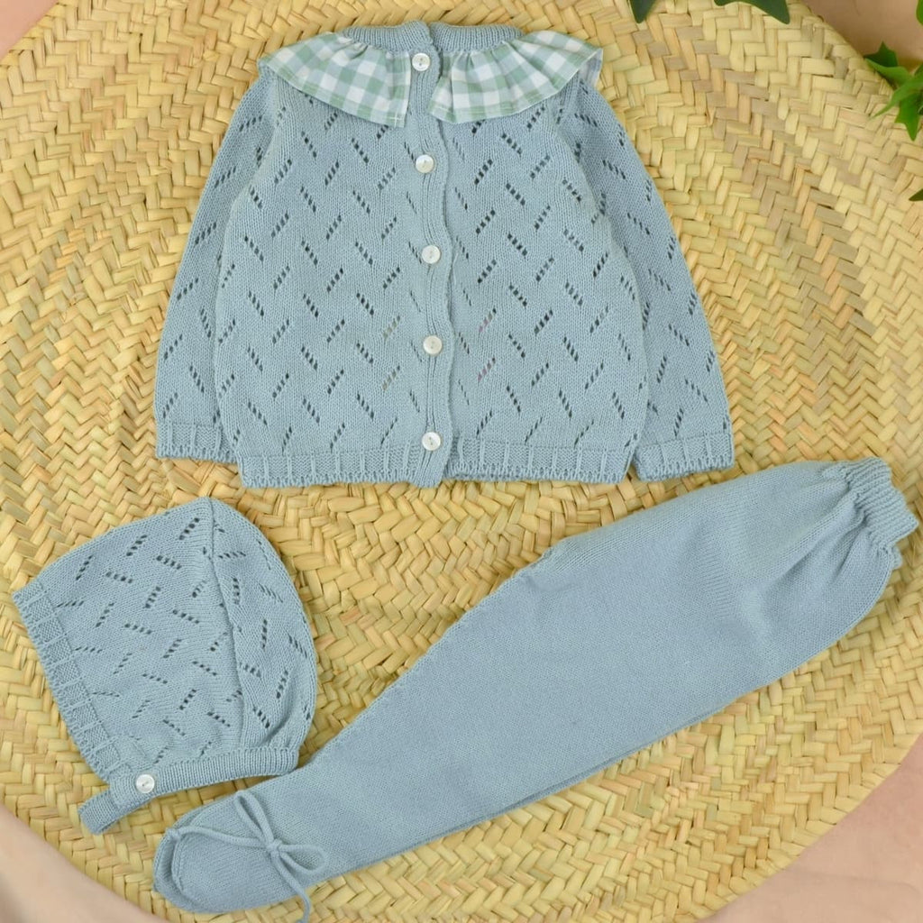 Conjunto Perlé Vichy