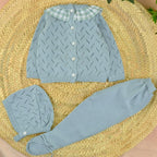 Conjunto Perlé Vichy
