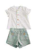 Conjunto niño Vichy Verde