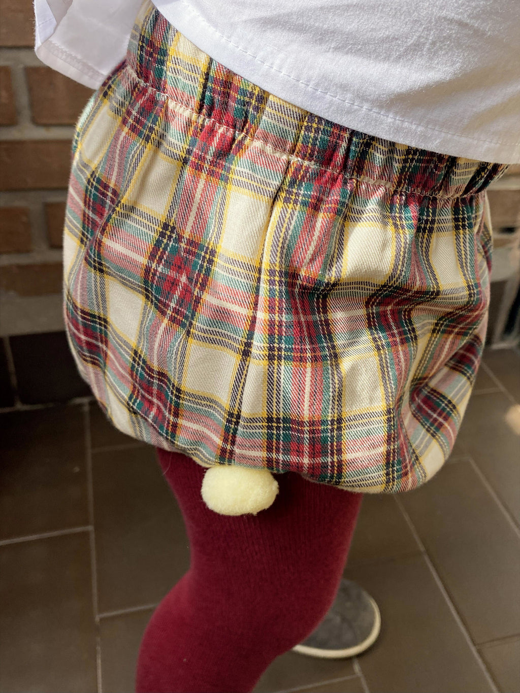 Cubre Pañal tartán