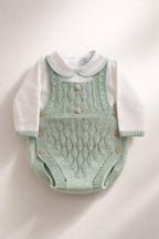 Conjunto Ranita Perlé Verde