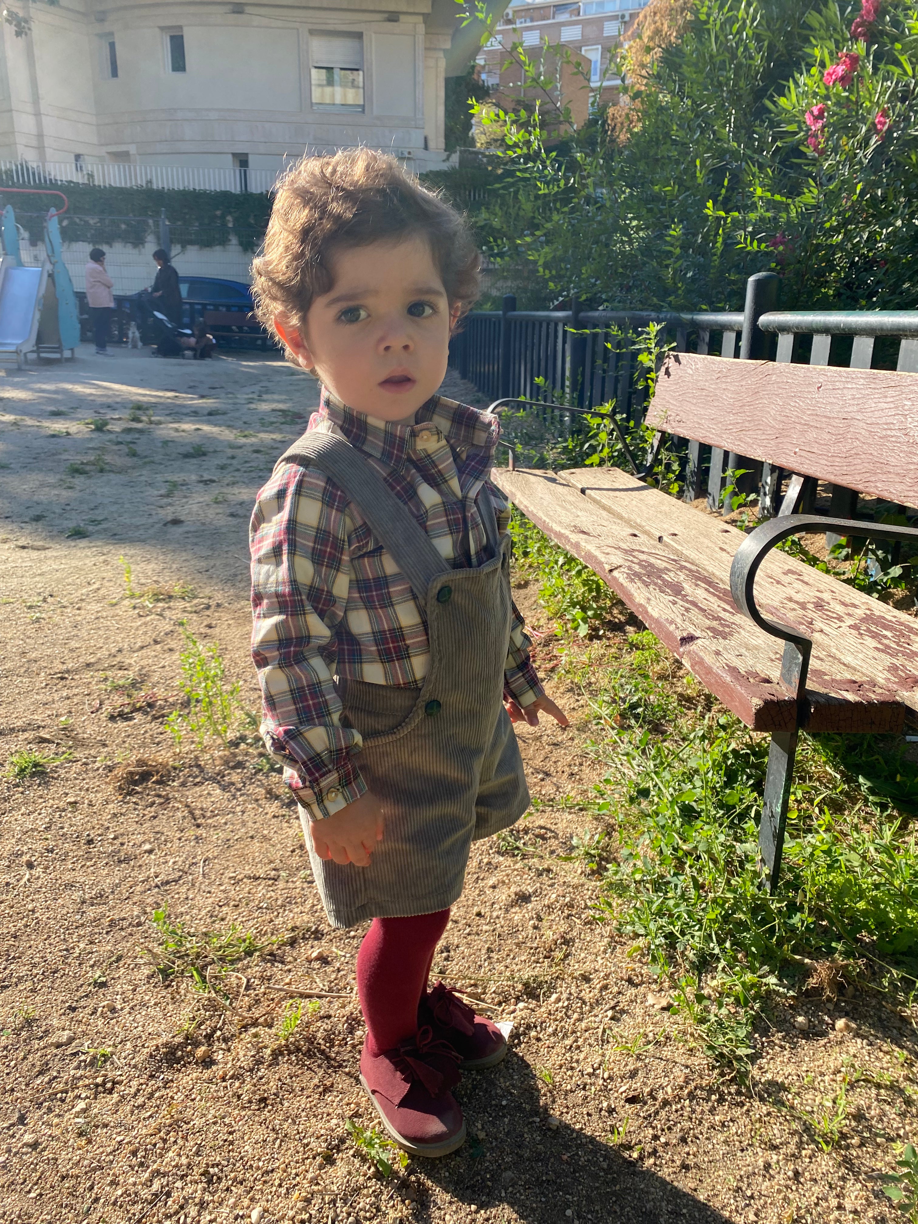 Camisa niño tartán