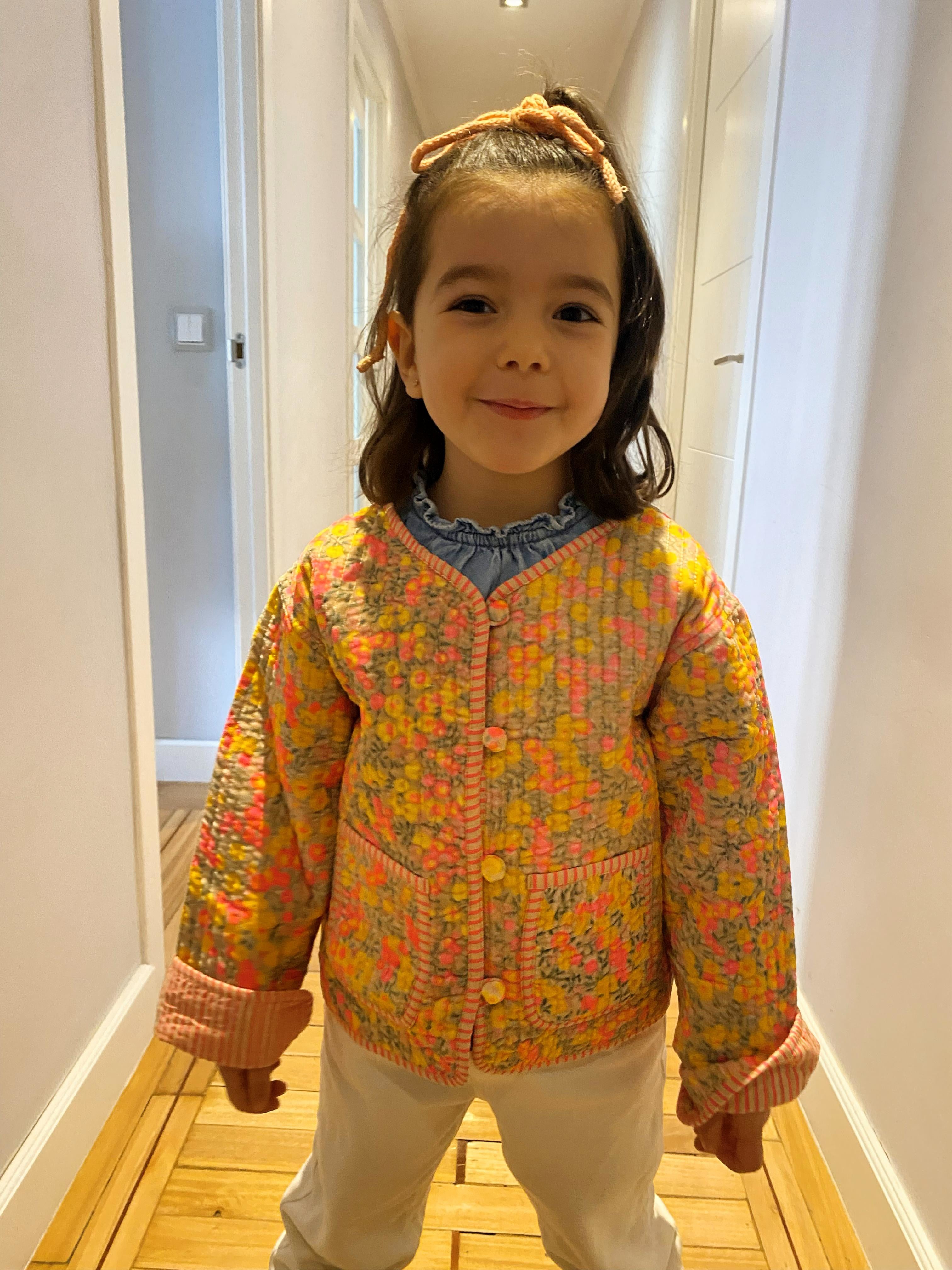 Chaqueta reversible niña