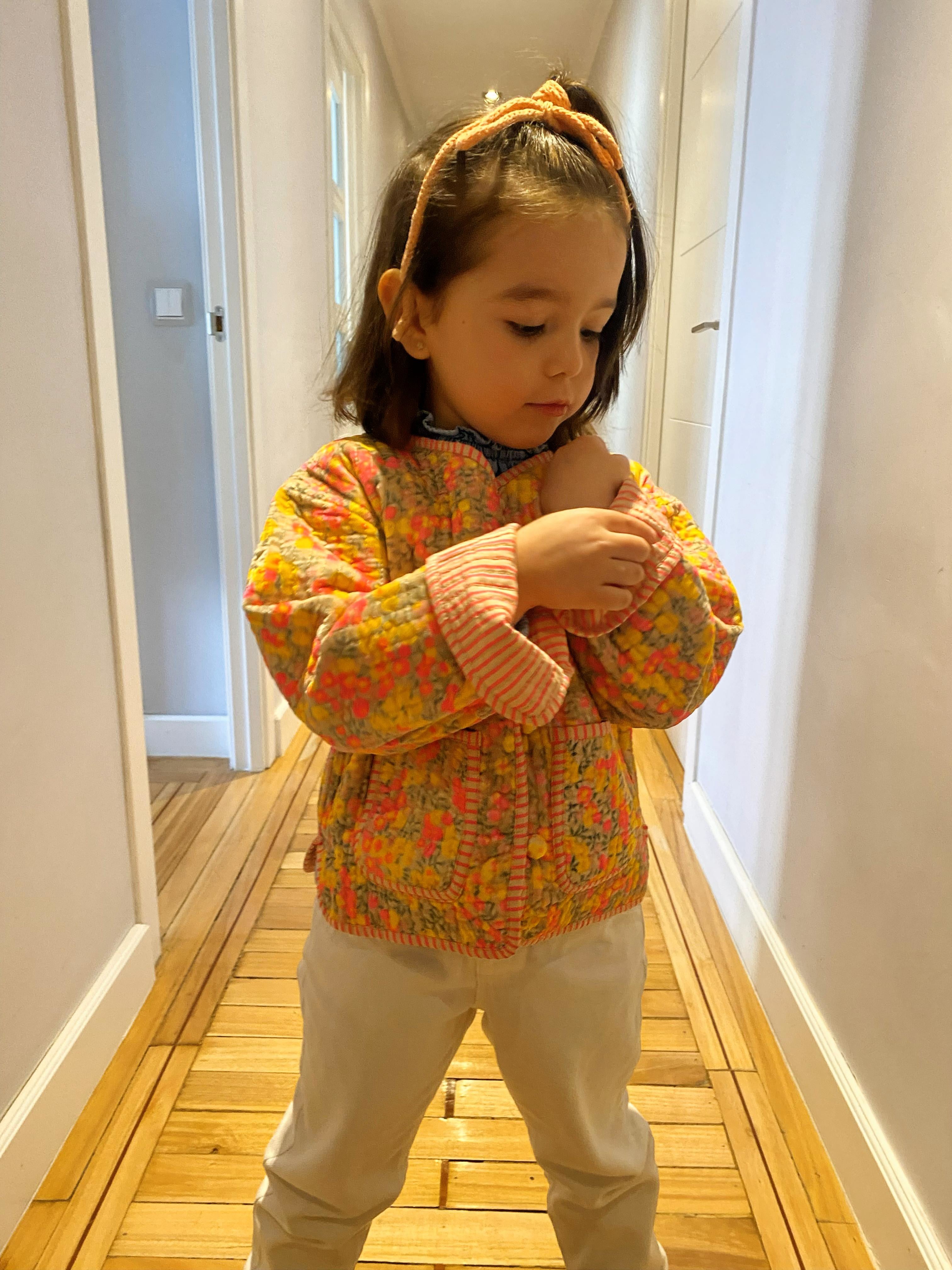 Chaqueta reversible niña