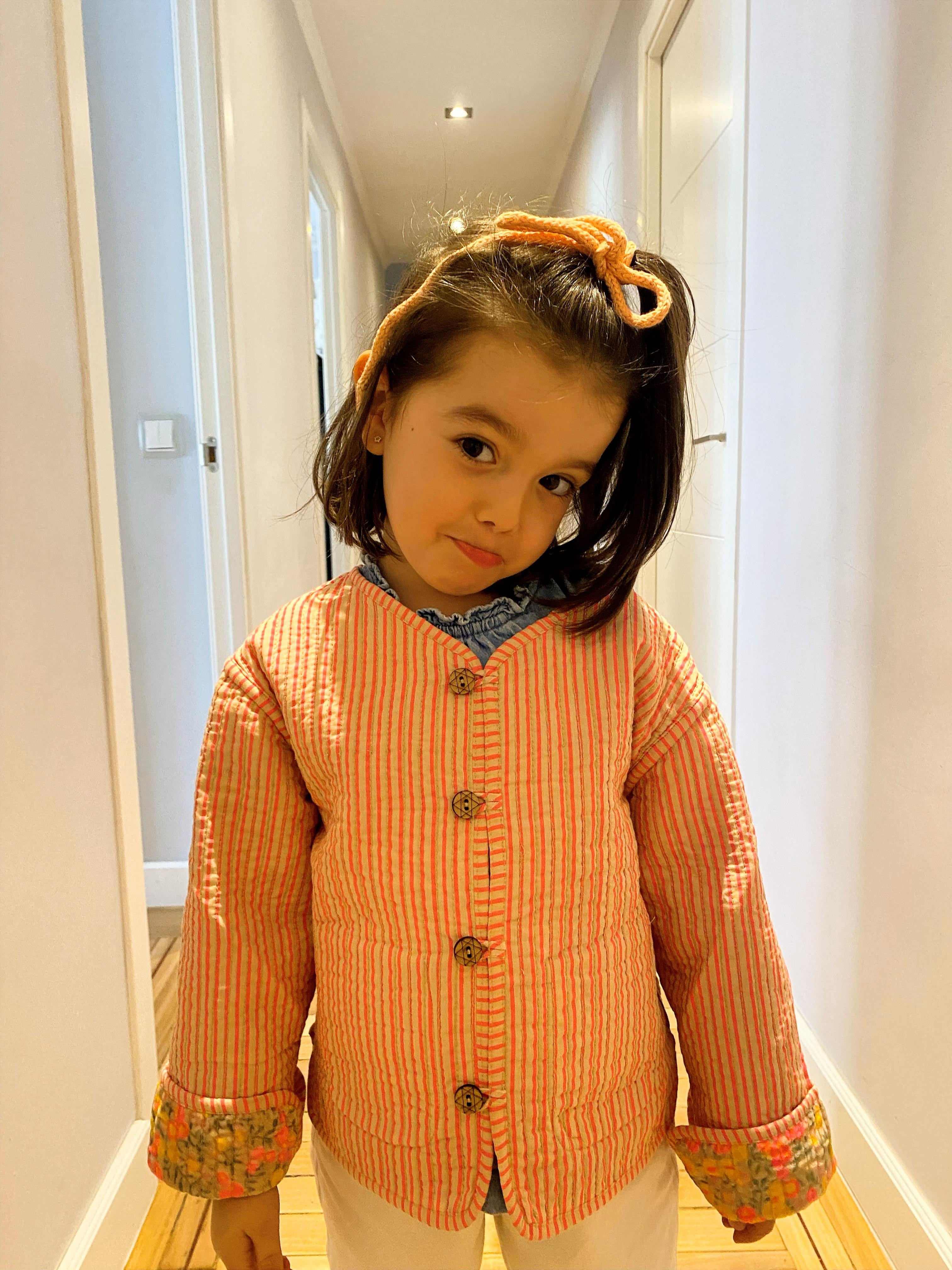Chaqueta reversible niña