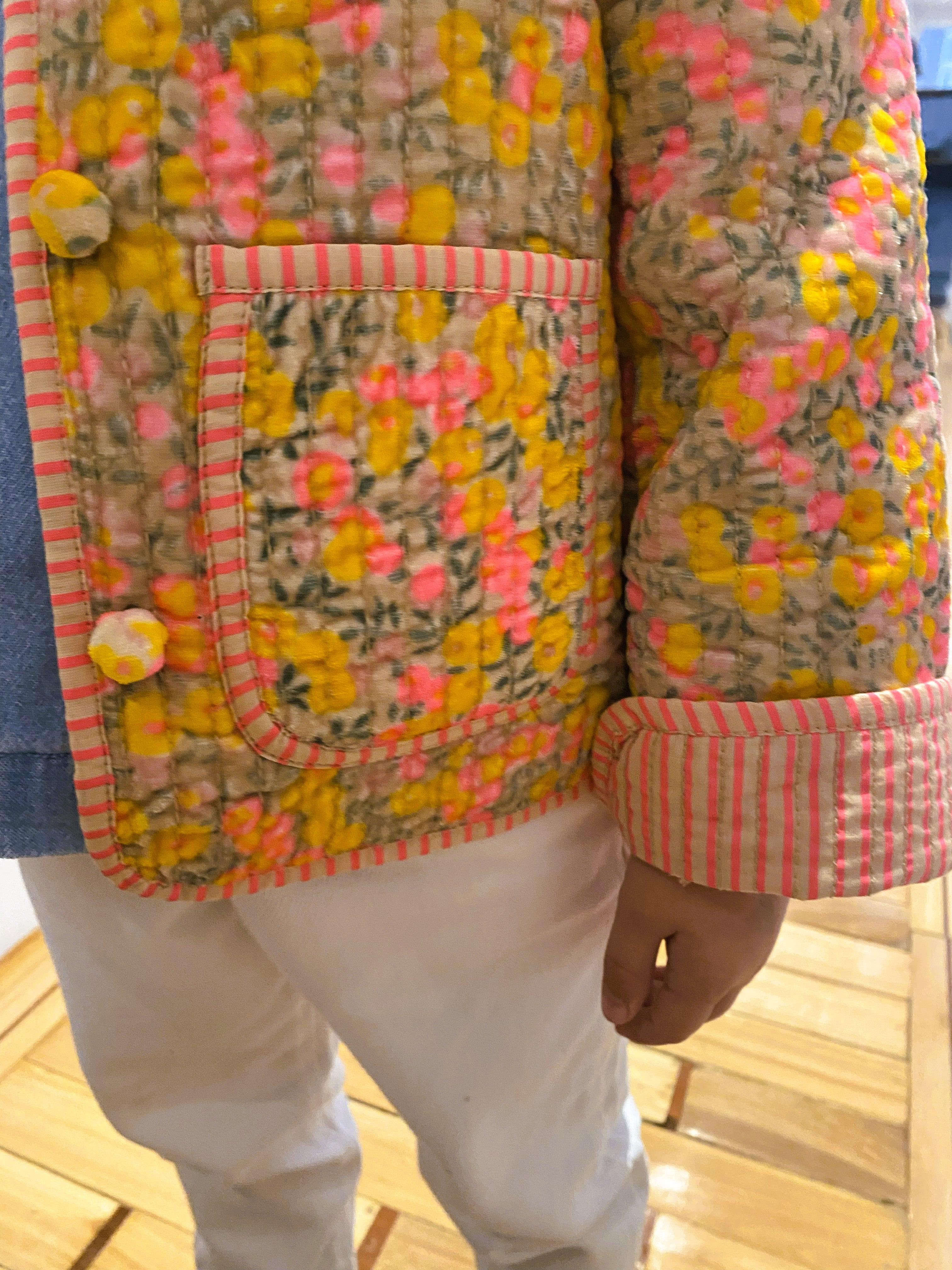 Chaqueta reversible niña